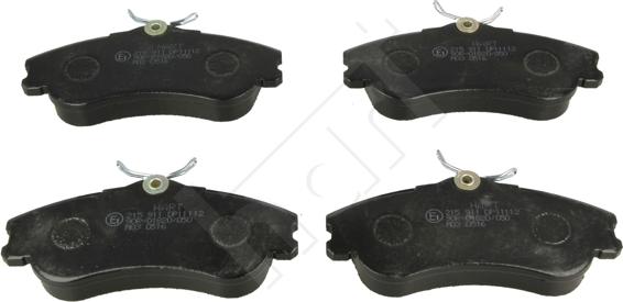 Hart 215 911 - Тормозные колодки, дисковые, комплект autospares.lv