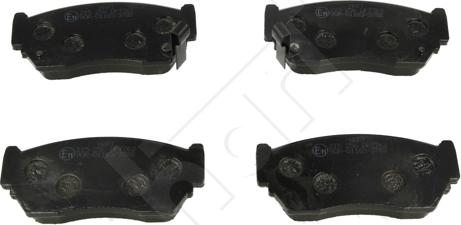 Hart 215 256 - Тормозные колодки, дисковые, комплект autospares.lv