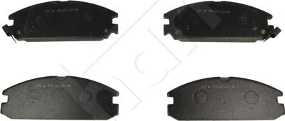 Hart 215 224 - Тормозные колодки, дисковые, комплект autospares.lv