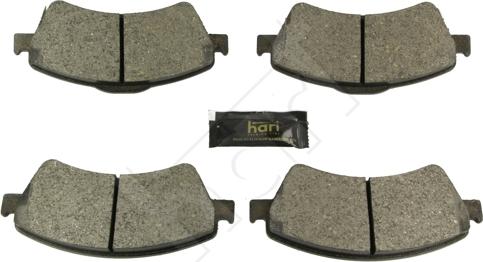 Hart 211 815 - Тормозные колодки, дисковые, комплект autospares.lv