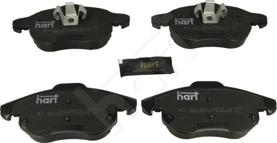 Hart 211 820 - Тормозные колодки, дисковые, комплект autospares.lv