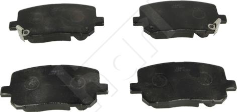 Hart 234 630 - Тормозные колодки, дисковые, комплект autospares.lv