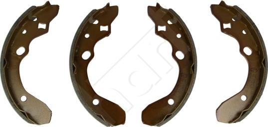 Hart 224 400 - Комплект тормозных колодок, барабанные autospares.lv