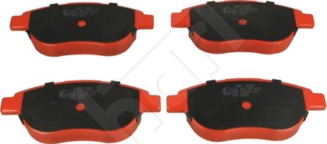 Hart 225 909 - Тормозные колодки, дисковые, комплект autospares.lv