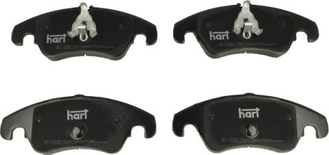 Hart 225 702 - Тормозные колодки, дисковые, комплект autospares.lv