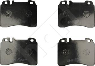 Hart 225 707 - Тормозные колодки, дисковые, комплект autospares.lv