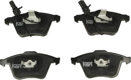 Hart 226 059 - Тормозные колодки, дисковые, комплект autospares.lv