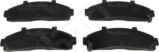 Hart 221 655 - Тормозные колодки, дисковые, комплект autospares.lv