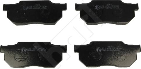 Hart 221 658 - Тормозные колодки, дисковые, комплект autospares.lv