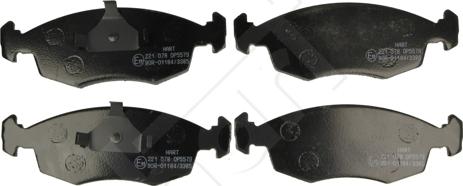 Hart 221 078 - Тормозные колодки, дисковые, комплект autospares.lv