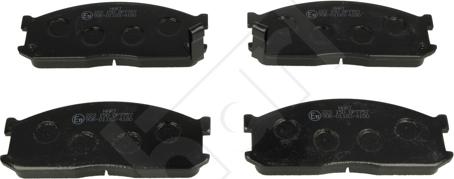 Hart 223 150 - Тормозные колодки, дисковые, комплект autospares.lv