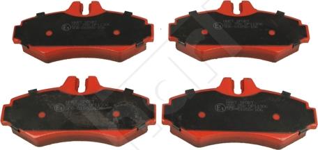 Hart 223 758 - Тормозные колодки, дисковые, комплект autospares.lv