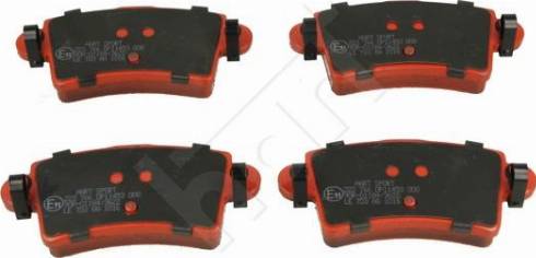 Hart 223 766 - Тормозные колодки, дисковые, комплект autospares.lv