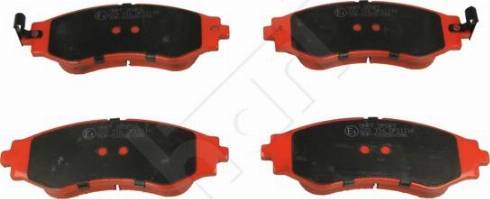 Hart 223 716 - Тормозные колодки, дисковые, комплект autospares.lv