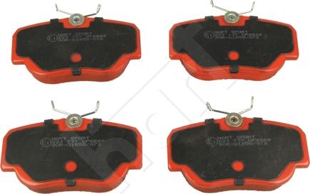 Hart 223 737 - Тормозные колодки, дисковые, комплект autospares.lv