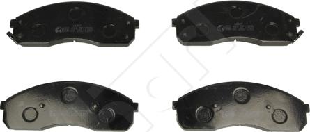 Hart 222 414 - Тормозные колодки, дисковые, комплект autospares.lv