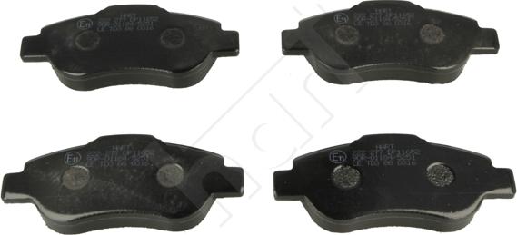 Hart 222 277 - Тормозные колодки, дисковые, комплект autospares.lv