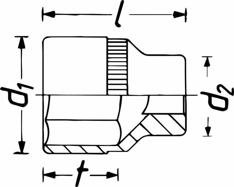 HAZET 880Z-15 - Насадка торцового ключа autospares.lv