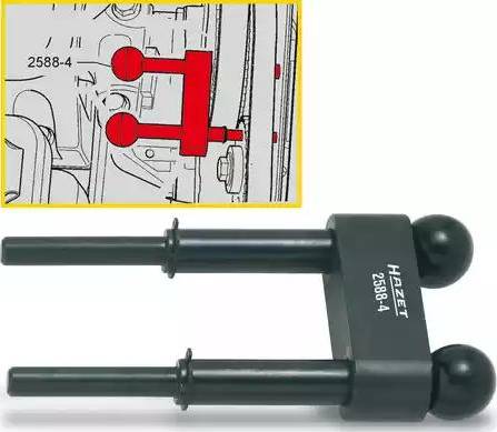 HAZET 2588-4 - Фиксирующий инструмент, распредвал autospares.lv