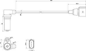 HC-Cargo 150945 - Датчик импульсов, коленвал autospares.lv