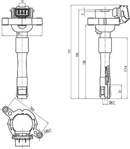 HC-Cargo 150919 - Катушка зажигания autospares.lv