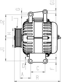 HC-Cargo 116463 - Генератор autospares.lv