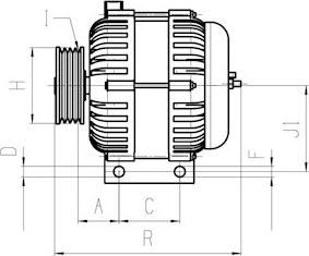 HC-Cargo 116716 - Генератор autospares.lv