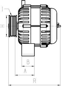 HC-Cargo 116551 - Генератор autospares.lv