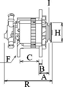 HC-Cargo 110697 - Генератор autospares.lv