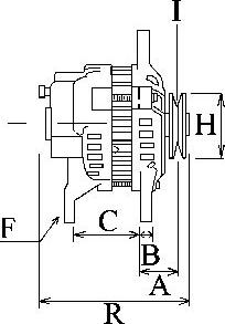 HC-Cargo 110105 - Генератор autospares.lv