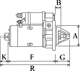 HC-Cargo 110569 - Стартер autospares.lv