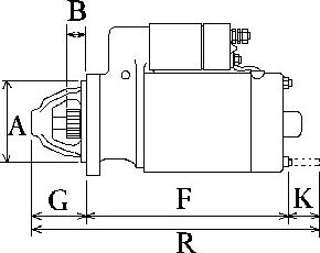 HC-Cargo 114054 - Стартер autospares.lv