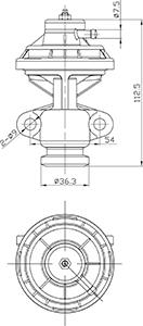 HC-Cargo 182524 - Клапан возврата ОГ autospares.lv