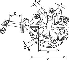 HC-Cargo 139550 - Кронштейн, угольная щетка autospares.lv