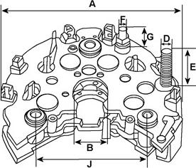 HC-Cargo 230031 - Выпрямитель, диодный мост, генератор autospares.lv