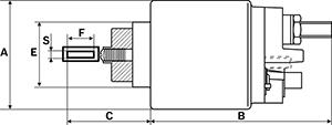 HC-Cargo 333486 - Тяговое реле, соленоид, стартер autospares.lv