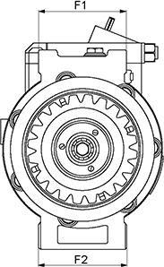 HC-Cargo 240980 - Компрессор кондиционера autospares.lv