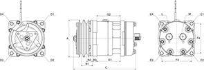 HC-Cargo 240410 - Компрессор кондиционера autospares.lv