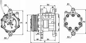 HC-Cargo 240875 - Компрессор кондиционера autospares.lv