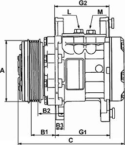 HC-Cargo 240875 - Компрессор кондиционера autospares.lv