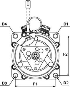 HC-Cargo 241516 - Компрессор кондиционера autospares.lv