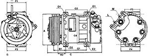 HC-Cargo 241259 - Компрессор кондиционера autospares.lv