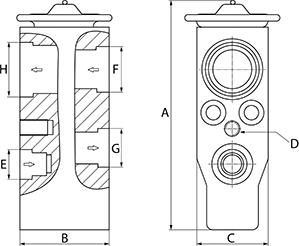 HC-Cargo 260552 - Расширительный клапан, кондиционер autospares.lv