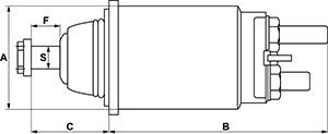 HC-Cargo 235758 - Тяговое реле, соленоид, стартер autospares.lv