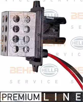 HELLA 9ML 351 332-181 - Сопротивление, реле, вентилятор салона autospares.lv