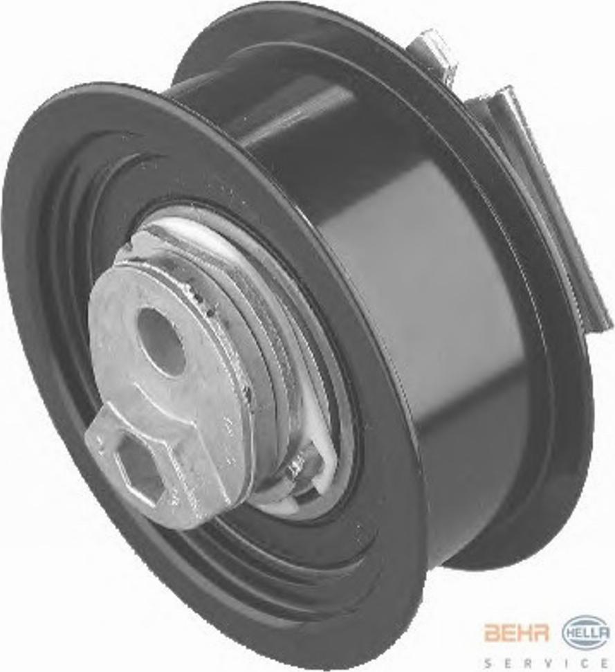 HELLA 9XU 376 818-711 - Натяжной ролик, зубчатый ремень ГРМ autospares.lv