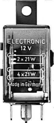 HELLA 4DB 003 425-041 - Прерыватель указателей поворота autospares.lv