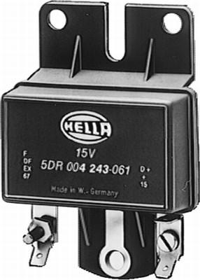 HELLA 5DR 004 243-051 - Регулятор напряжения, генератор autospares.lv