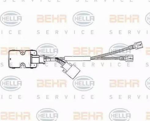 HELLA 5HL 351 321-021 - Регулятор, вентилятор салона autospares.lv