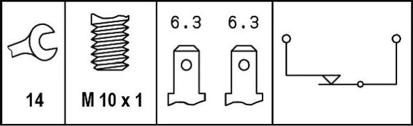 HELLA 6DD 008 622-691 - Выключатель стоп сигнала / сцепления autospares.lv